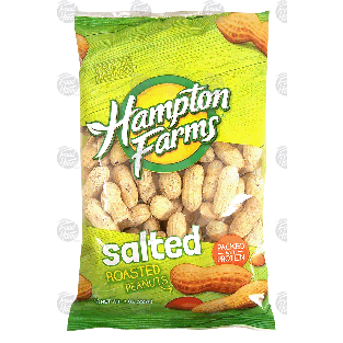 Hampton Farm  salted & roasted peanuts in shell 8oz