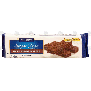 Murray Sugar Free Cookies dark fudge wafers 9oz