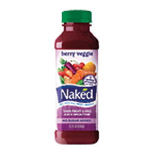 Naked berry veggie 100% juice smoothie, no sugar added 15.2fl oz