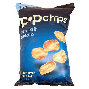 popchips  popped chip snack, sea salt potato 3.5oz