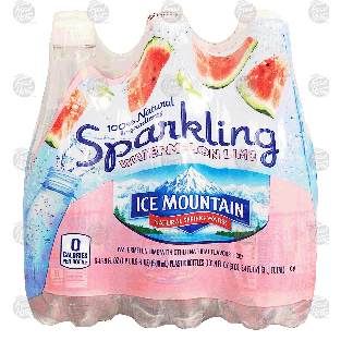 Ice Mountain Sparkling watermelon lime flavored sparkling natural 6-ct