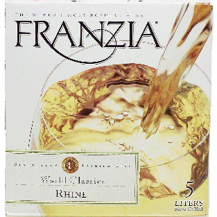 Franzia World Classics rhine wine of California, 12% alc. by vol. 5L