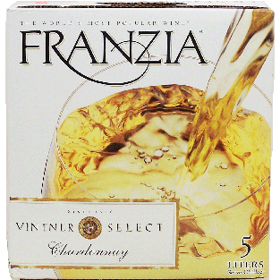 Franzia Vintner Select chardonnay wine of California, 12% alc. by vo5L