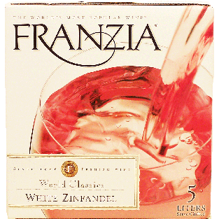 Franzia World Classics white zinfandel of California, 10% alc. by vo5L