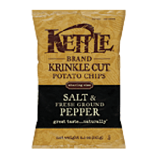 Kettle Chips Krinkle Cut salt & fresh ground pepper  8.5oz