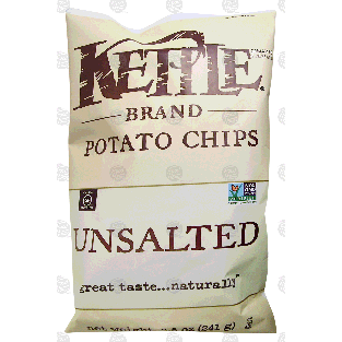 Kettle Chips  unsalted potato chips  8.5oz