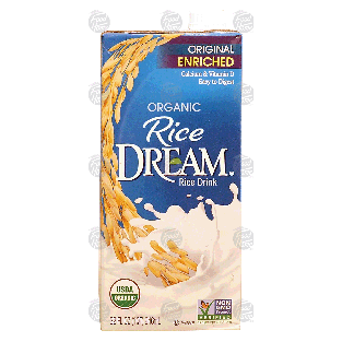 Rice Dream  original enriched with calcium & vitamin d, rice d32-fl oz