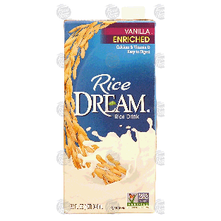 Rice Dream  vanilla enriched rice beverage 32-fl oz