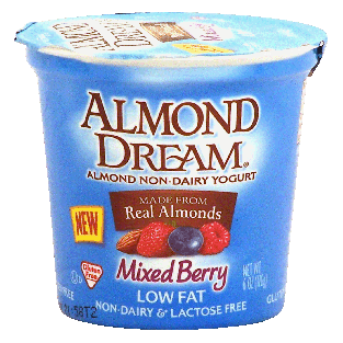 Almond Dream  low fat non-dairy & lactose free mixed berry made fro6oz