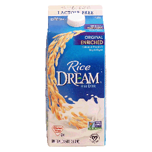 Rice Dream Rice Drink Original Lactose Free  0.5gal