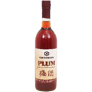 Kikkoman  plum wine and natural flavors, 11.5% alc. by vol. 750ml