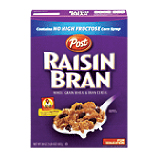 Post Raisin Bran whole wheat & bran cereal 20oz