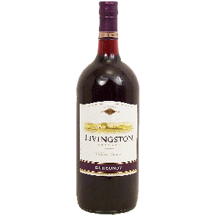 Livingston Cellars  california burgundy, 12.5% alc. by vol. 1.5L