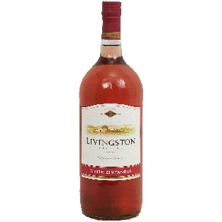 Livingston Cellars Reserve white zinfandel wine of California, 7.51.5L