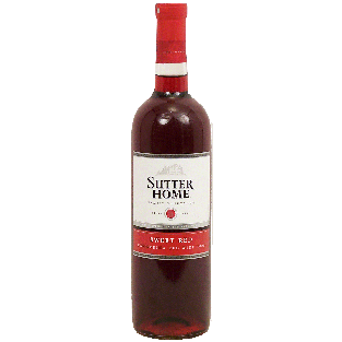 Sutter Home Family Vineyards sweet red wine of California, 12.5% 750ml