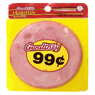 Gwaltney  honey ham, water added 4oz