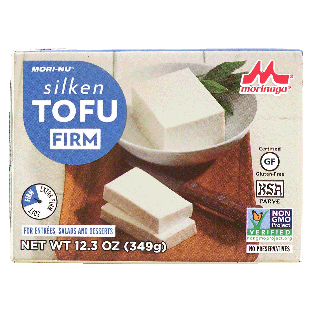 Morinu Silken firm tofu, great for entrees & desserts 12.3oz