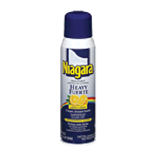 Niagara  heavy spray starch, crisper, sharper finish, lemon scent 20oz