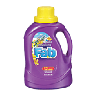 Fab Bold Infusions 2x ultra liquid laundry detergent, tahitian 50fl oz