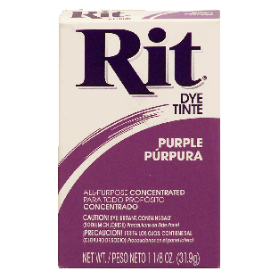 Rit  purple dye, all-purpose concentrated 1.125oz