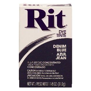 Rit  denim blue dye, all-purpose concentrated 1.125oz