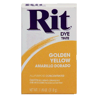 Rit  golden yellow dye, all-purpose concentrated 1.125oz