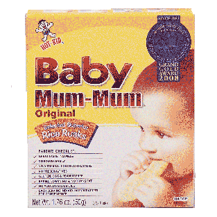 Hot Kid Baby Mum-Mum original, selected superior rice rusks 1.76oz