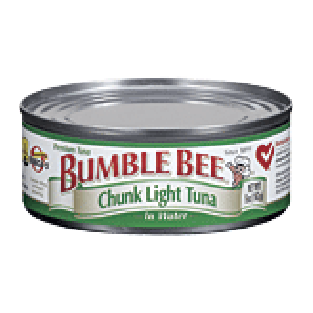 Bumble Bee  chunk light tuna in water  5oz