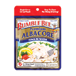 Bumble Bee  premium albacore tuna in water  2.5oz