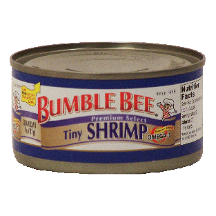 Bumble Bee  premium select tiny shrimp  4oz
