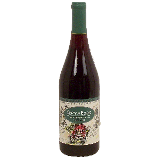 Sketch Book  pinot noir wine of Mendocino County, 13.5% alc. by v750ml