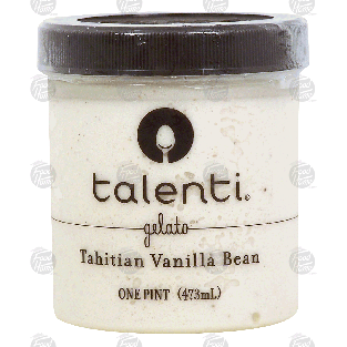 talenti No. 2 gelato, Tahitian vanilla bean 1-pt