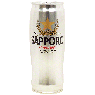 Sapporo  imported draft beer, Japan's oldest brand 22oz