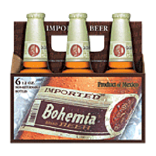 Bohemia Mexican Beer 12 Oz NR  6pk