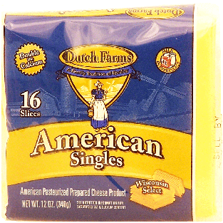 Dutch Farms  american pasteurized prepared cheese product, wiscons12oz