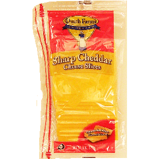 Dutch Farms  sharp cheddar cheese slices 8oz