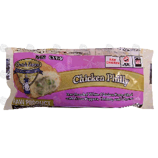 Dutch Farms Chicken Philly raw breaded white chicken patty filled 5-oz