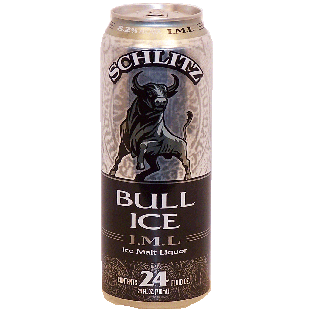 Schlitz Bull Ice domestic malt liquor, 24-fl. oz. 24fl oz