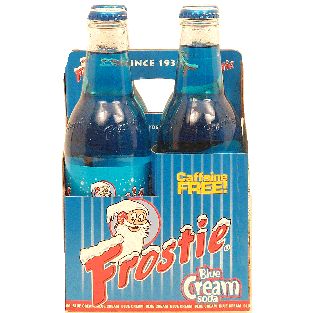 Frostie  blue cream soda, caffeine free, 12-fl. oz. 4pk