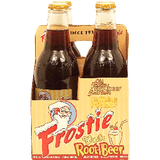 Frostie  vanilla root beer, old fashion float taste, 12-fl. oz. 4pk