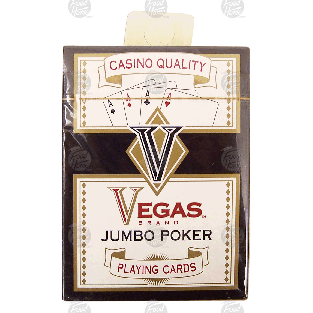 Vegas  jumbo poker playing cards  1pk