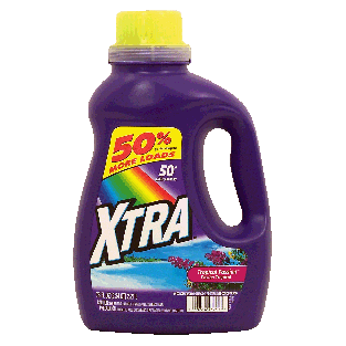 Xtra  liquid laundry detergent, tropical passion scent, 50 load75fl oz