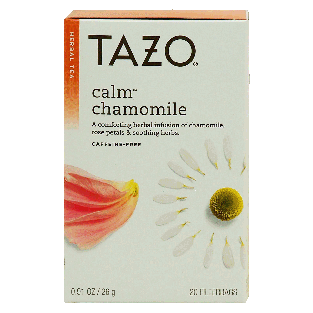 Tazo Tea Bags Calm Herbal Infusion Caffeine Free 20ct