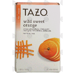 Tazo Tea Bags Wild Sweet Orange Herbal Infusion Caffeine Free, 1.58-oz