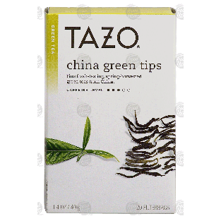 Tazo  china green tips, green tea, 20 filterbags 1.4-oz