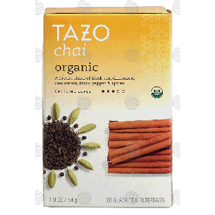 Tazo Tea Bags Organic Chai Spiced Black Tea 20-ct