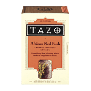 Tazo Tea Bags African Red Bush Herbal Infusion Caffeine Free 20ct
