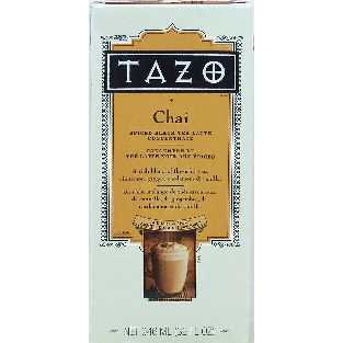 Tazo Tea Latte Chai Spiced Black Tea Concentrate 32oz