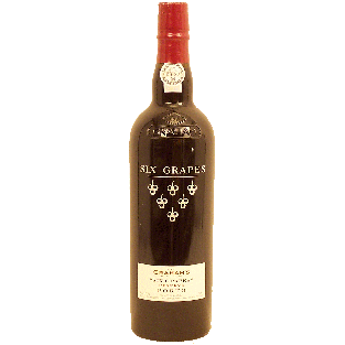 W. J. Graham & Co. Six Grapes red wine, reserve, porto, 19.5% alc750ml