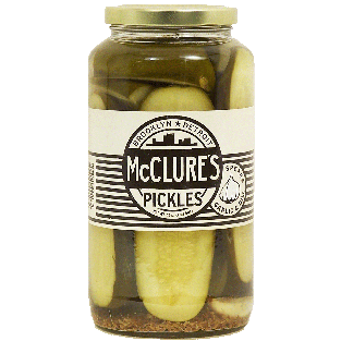 McClure's Pickles Brooklyn * Detroit garlic & dill spears 32oz